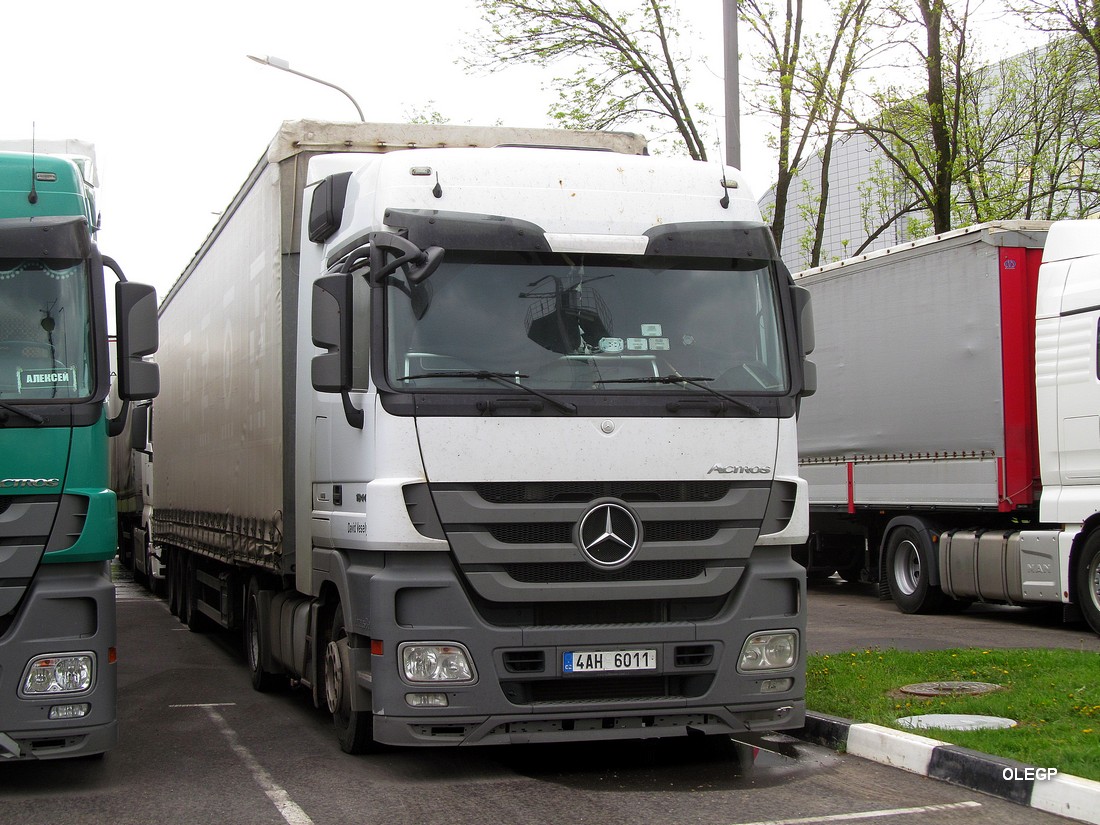 Чехия, № 4AH 6011 — Mercedes-Benz Actros ('2009) 1844