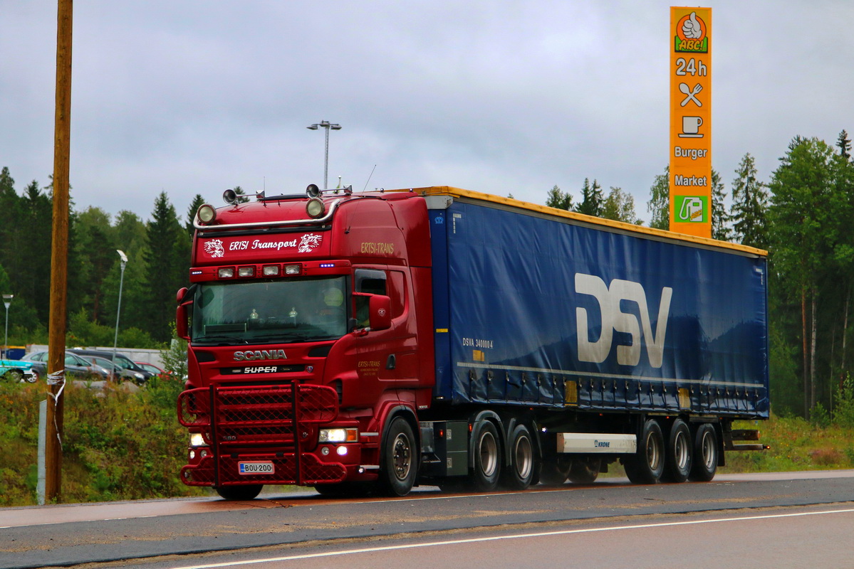 Финляндия, № BOU-200 — Scania ('2004) R580