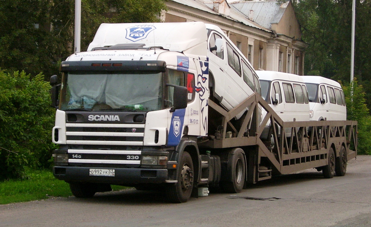 Нижегородская область, № О 992 УК 52 — Scania ('1996, общая модель)