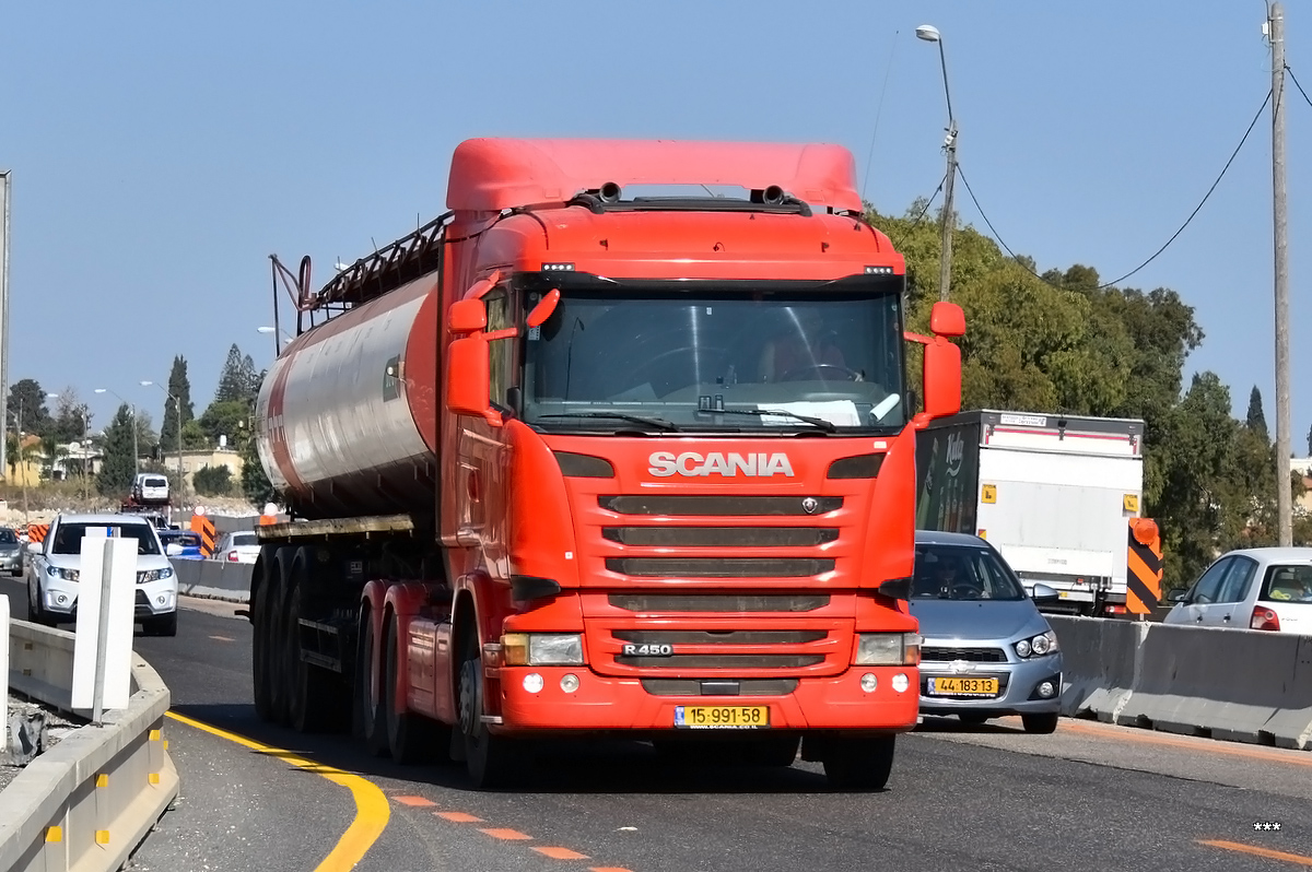 Израиль, № 15-991-58 — Scania ('2013) R450