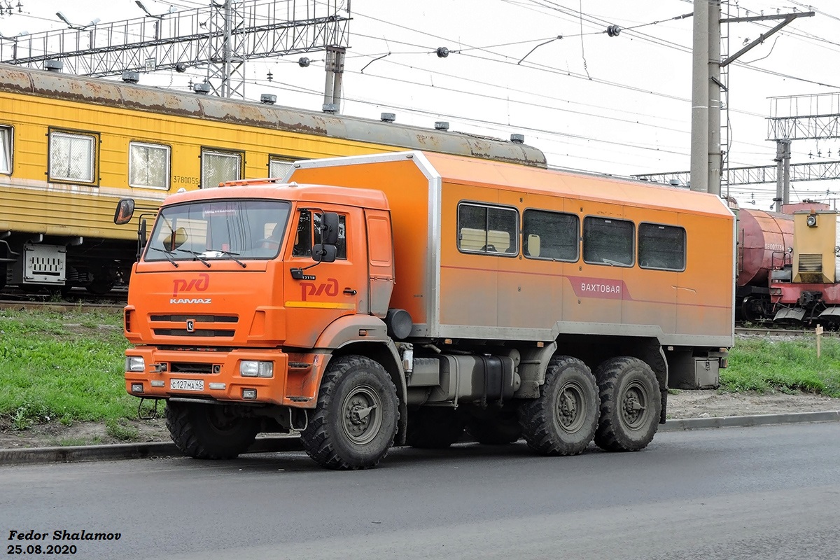 Челябинская область, № С 127 МА 45 — КамАЗ-43118 (общая модель)