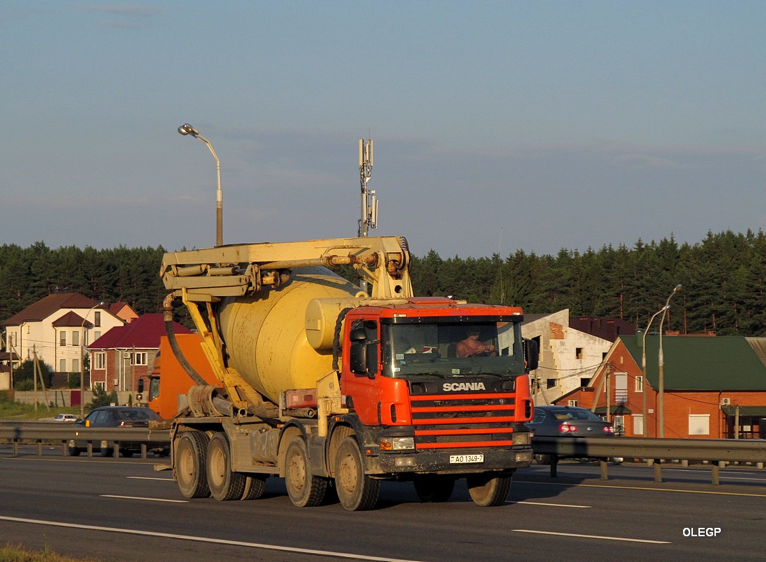 Минск, № АО 1349-7 — Scania ('1996) P124G