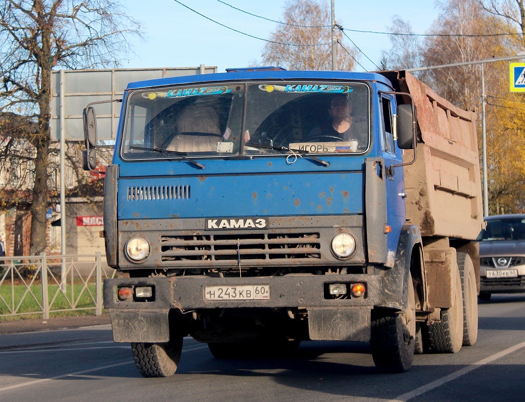 Псковская область, № Н 243 КВ 60 — КамАЗ-55111 (общая модель)