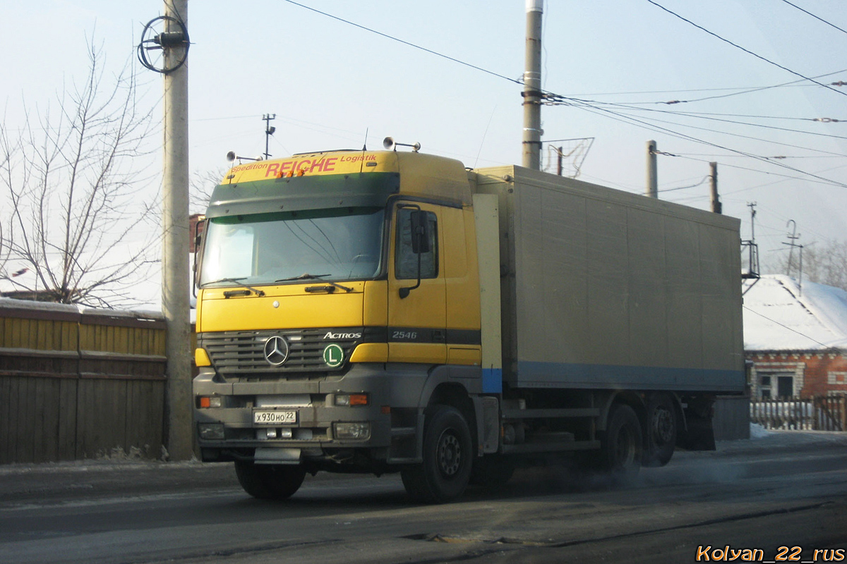 Алтайский край, № Х 930 НО 22 — Mercedes-Benz Actros ('1997)