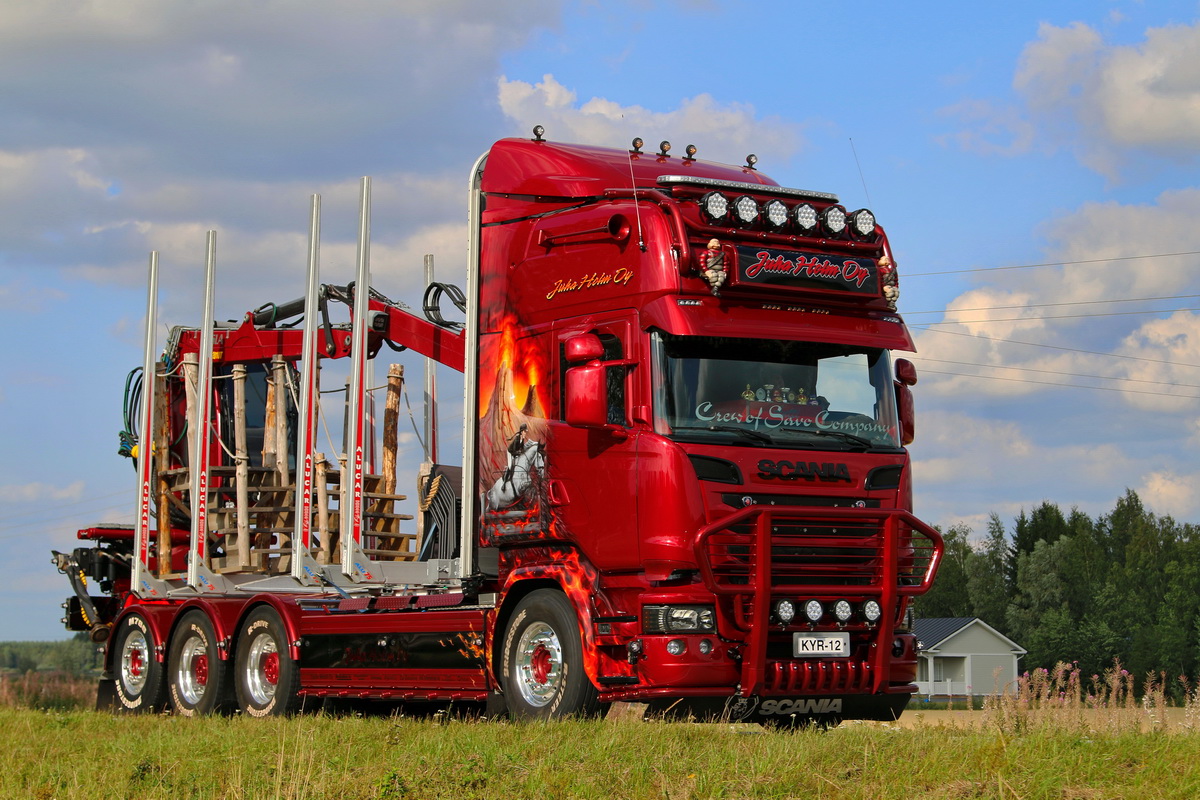 Финляндия, № KYR-12 — Scania ('2013, общая модель)