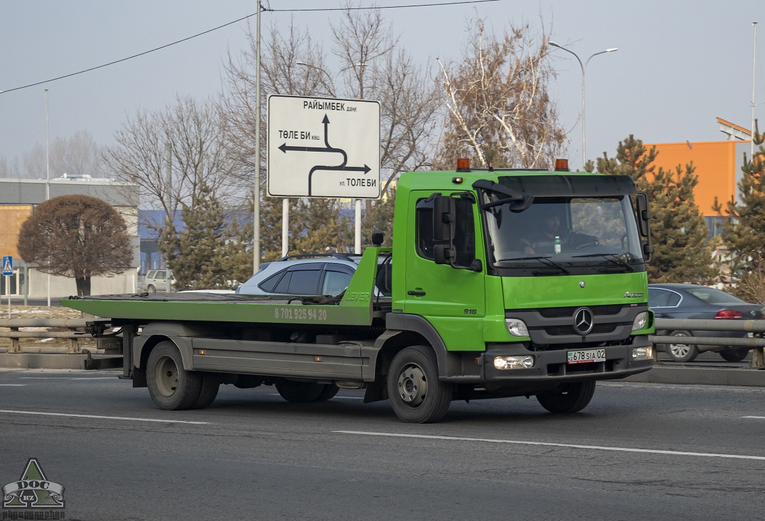 Алматы, № 678 SIA 02 — Mercedes-Benz Atego 816