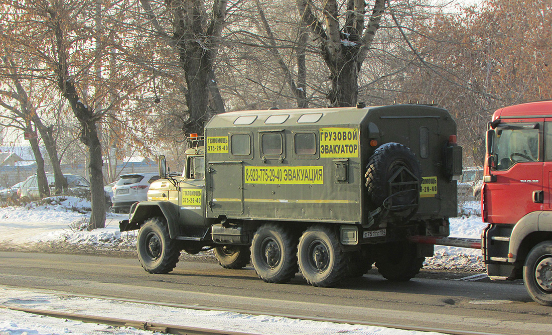 Новосибирская область, № Е 751 ТС 154 — ЗИЛ-131 (общая модель)