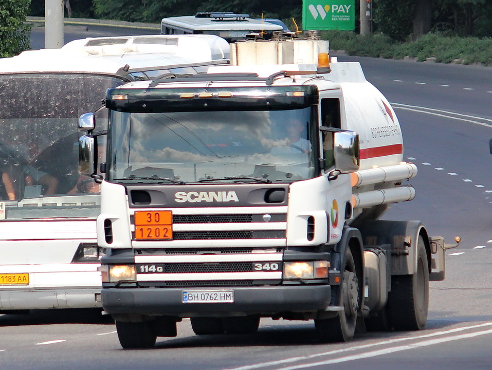 Одесская область, № ВН 0762 НМ — Scania ('1996) P114G