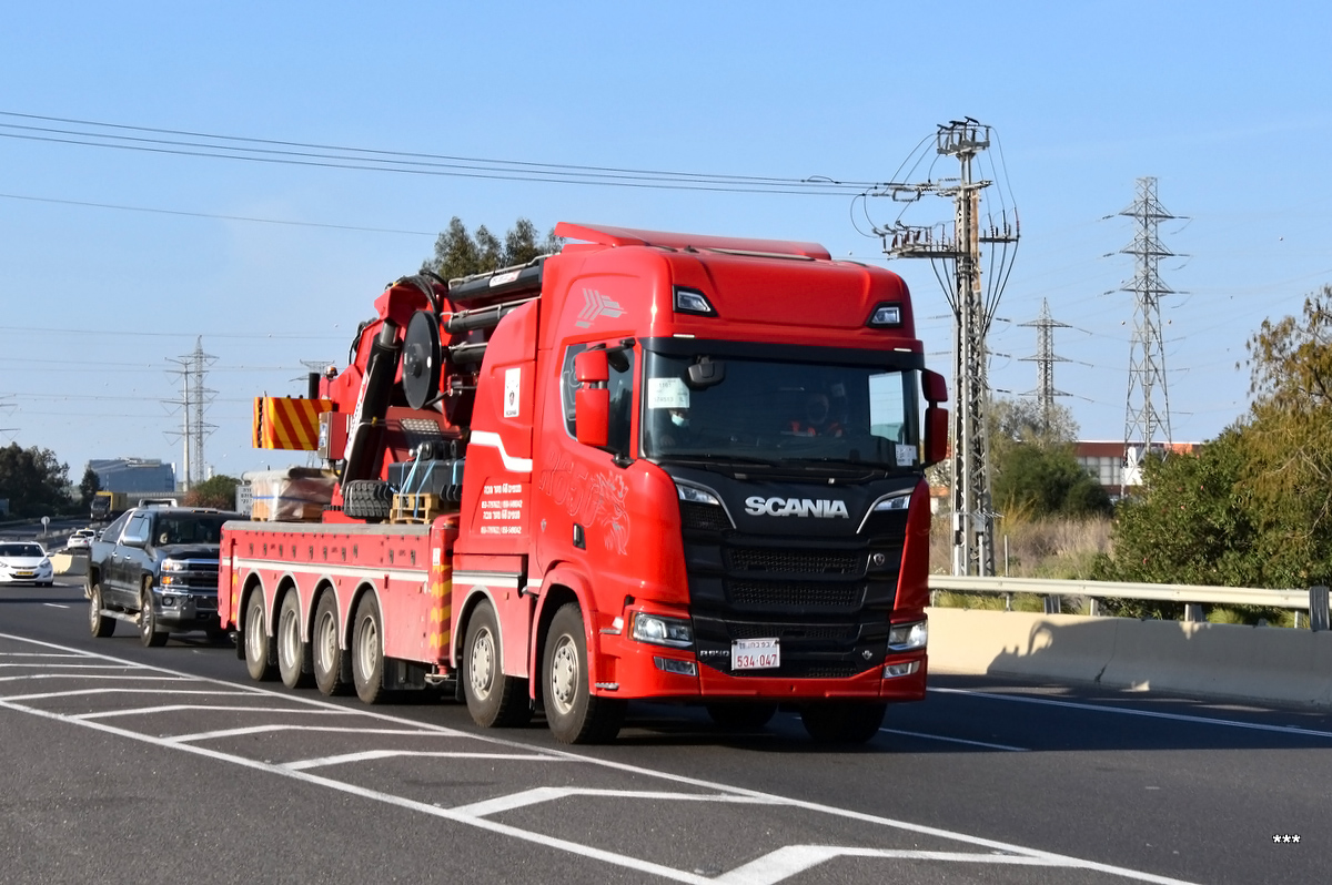 Израиль, № 534-047 — Scania ('2016) R650
