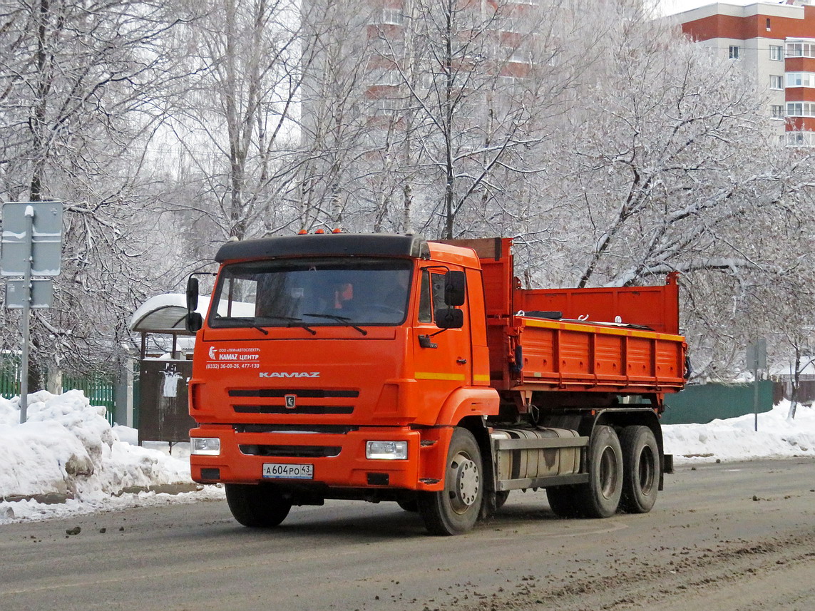 Кировская область, № А 604 РО 43 — КамАЗ-65115 (общая модель)