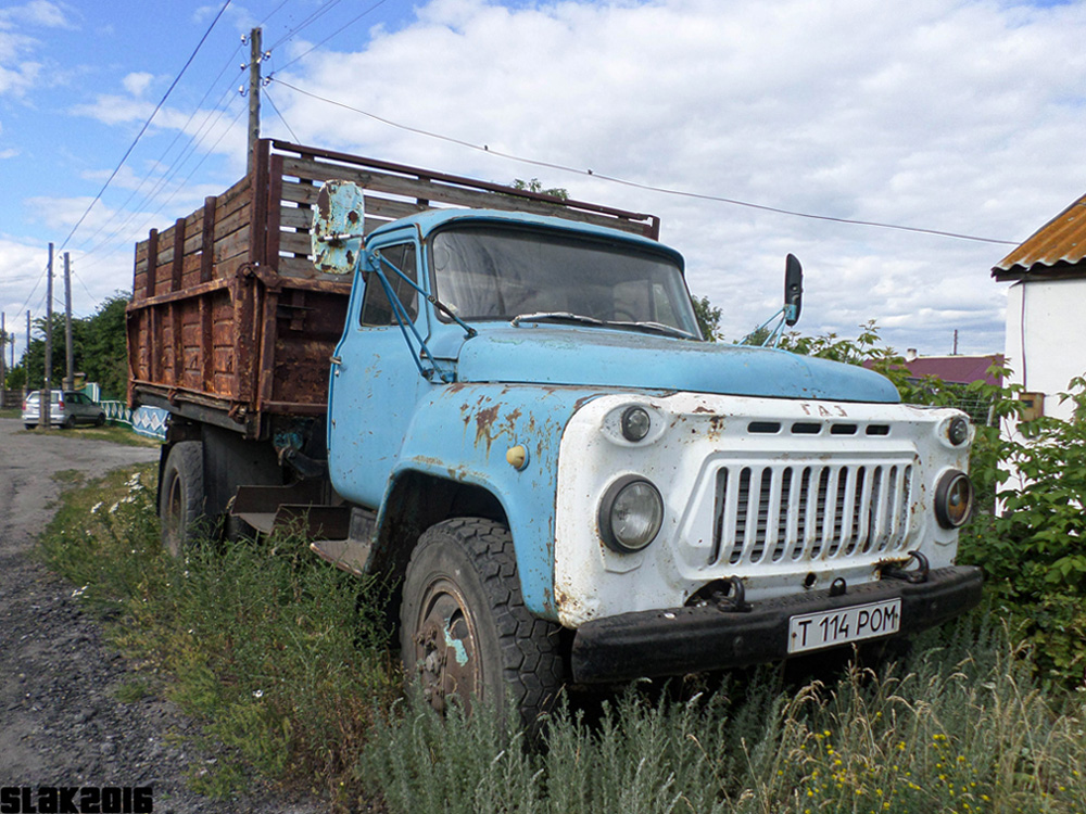 Северо-Казахстанская область, № T 114 POM — ГАЗ-53-02