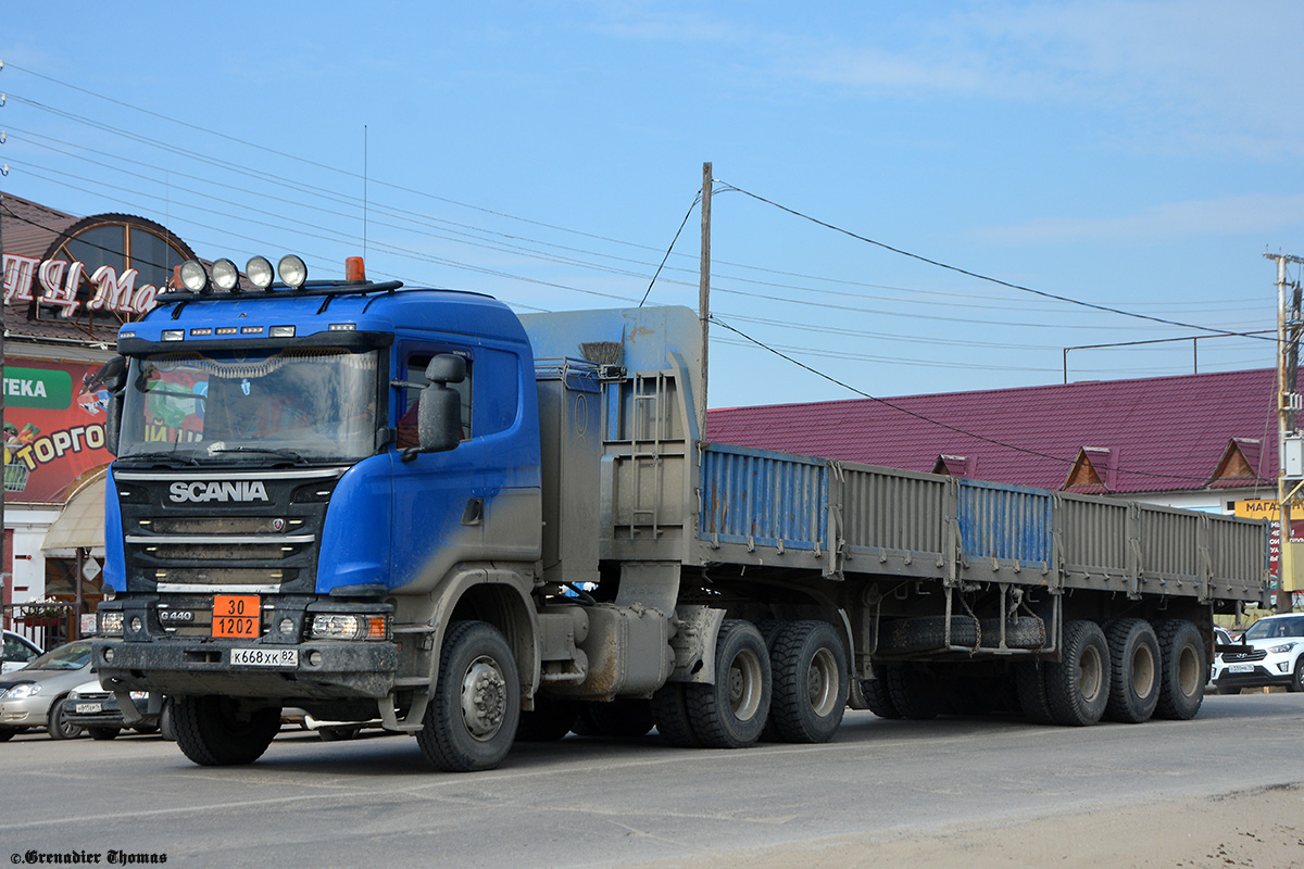 Магаданская область, № К 668 ХК 82 — Scania ('2013) G440