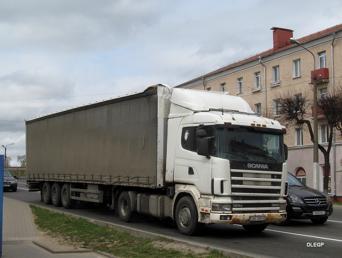 Витебская область, № АК 1081-2 — Scania ('1996) R124C