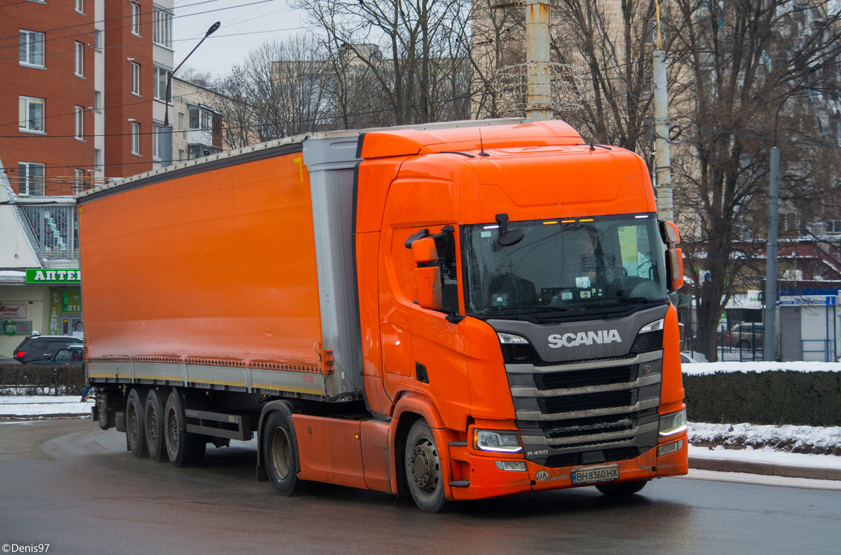 Одесская область, № ВН 8360 НХ — Scania ('2016) R450