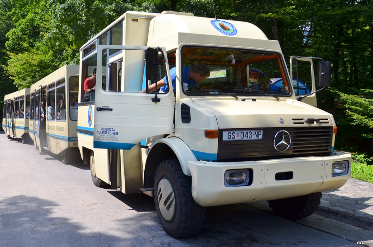 Хорватия, № GS 043-NP — Mercedes-Benz Unimog (общ.м)