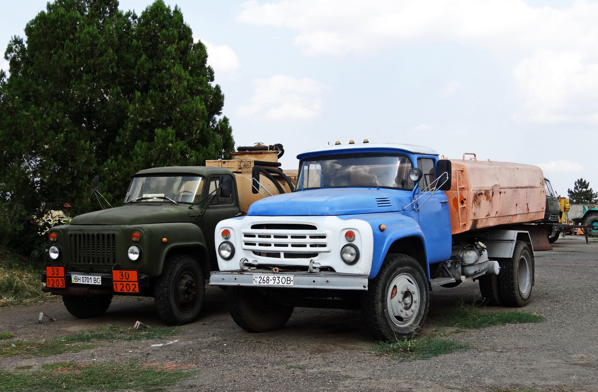 Одесская область, № ВН 0701 ВС — ГАЗ-53-12; Одесская область, № 268-93 ОВ — ЗИЛ-130 (общая модель)