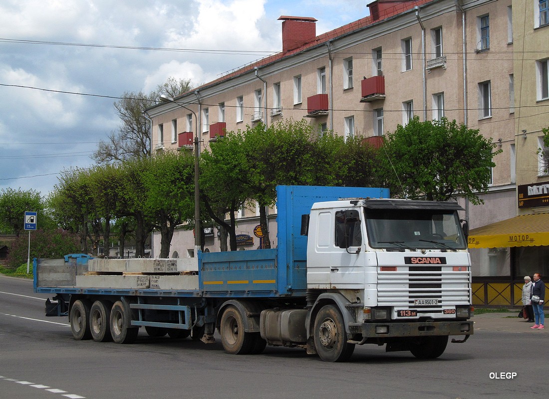 Витебская область, № АА 9501-2 — Scania (II) R113M