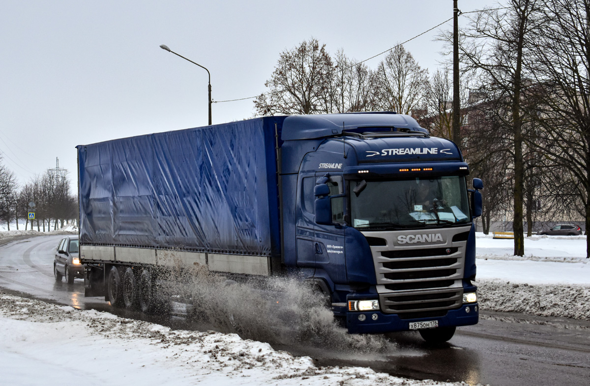 Санкт-Петербург, № Х 875 ОН 178 — Scania ('2013, общая модель)