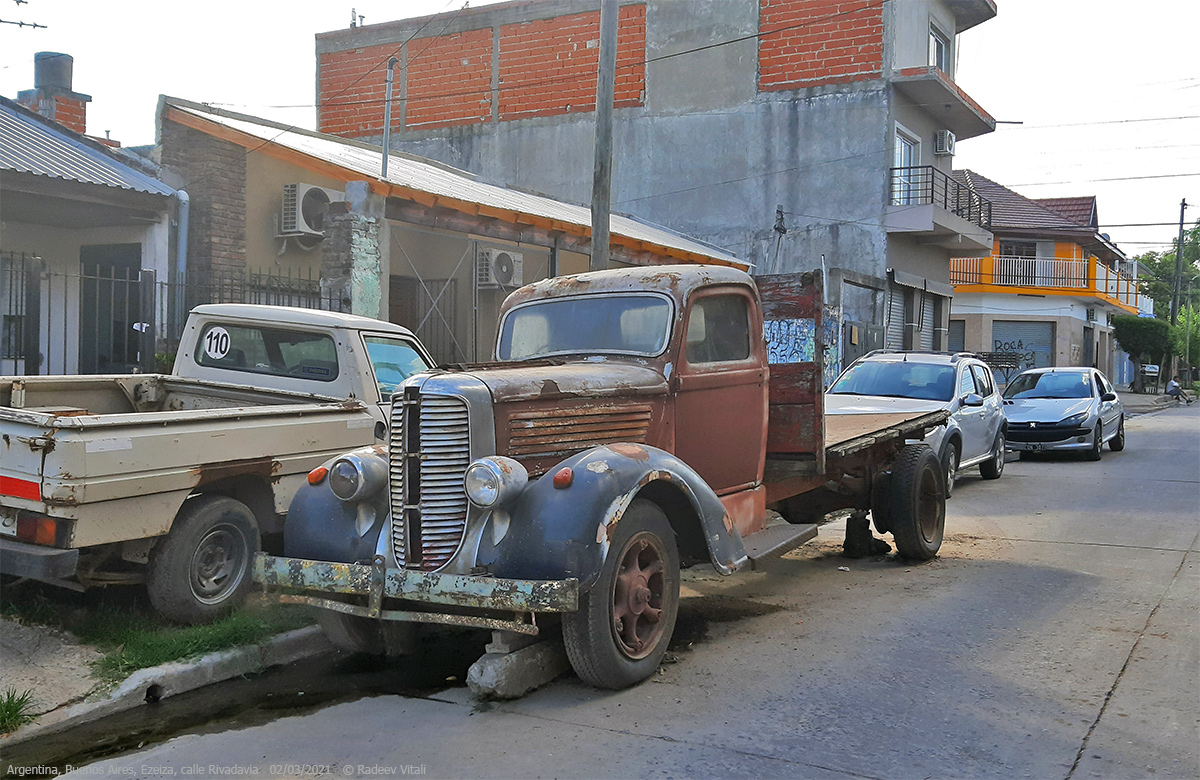 Аргентина — Автомобили без номеров