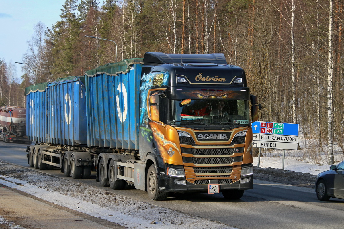 Финляндия, № ÖPT-8 — Scania ('2016) R580