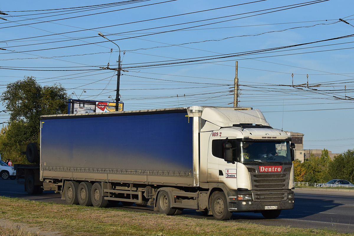 Мордовия, № К 869 ЕН 13 — Scania ('2013) G400