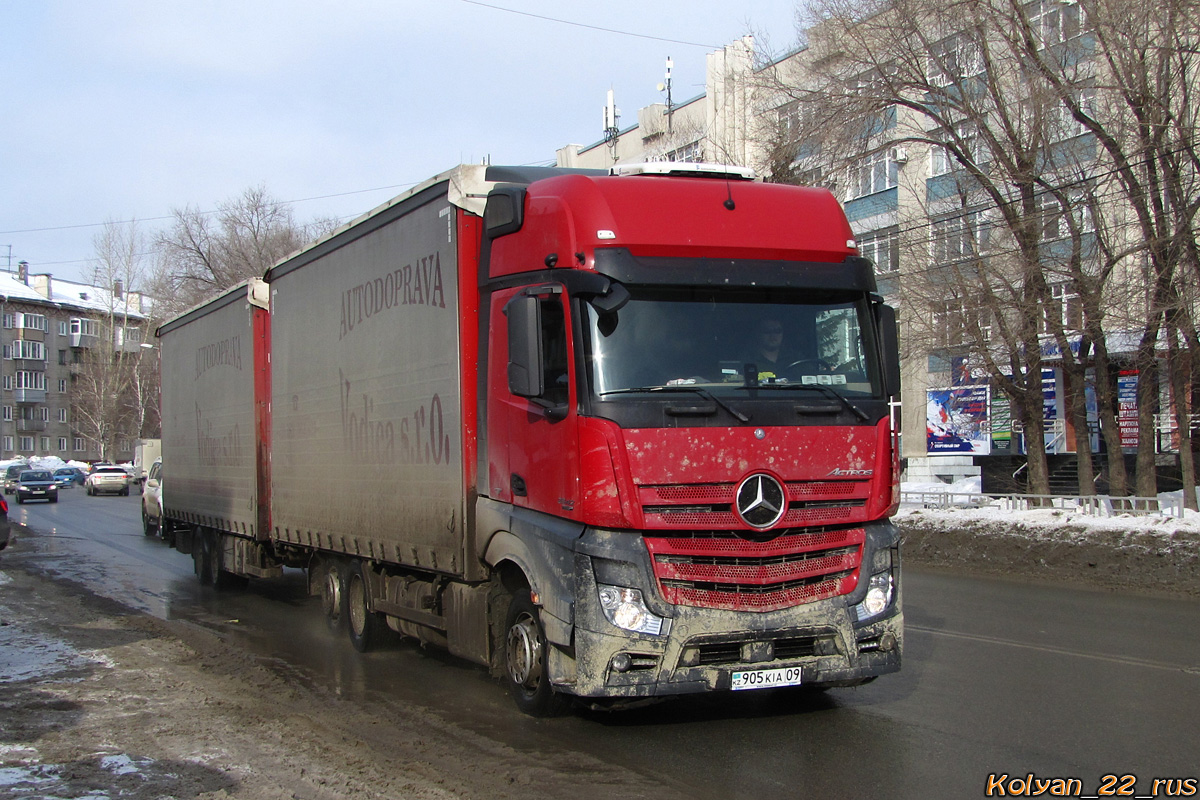 Карагандинская область, № 905 KIA 09 — Mercedes-Benz Actros ('2011) 2542