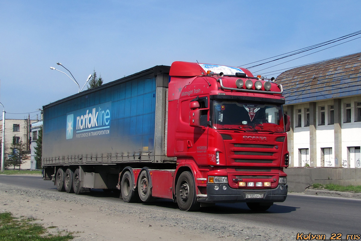 Томская область, № Е 100 ОУ 70 — Scania ('2004) R500