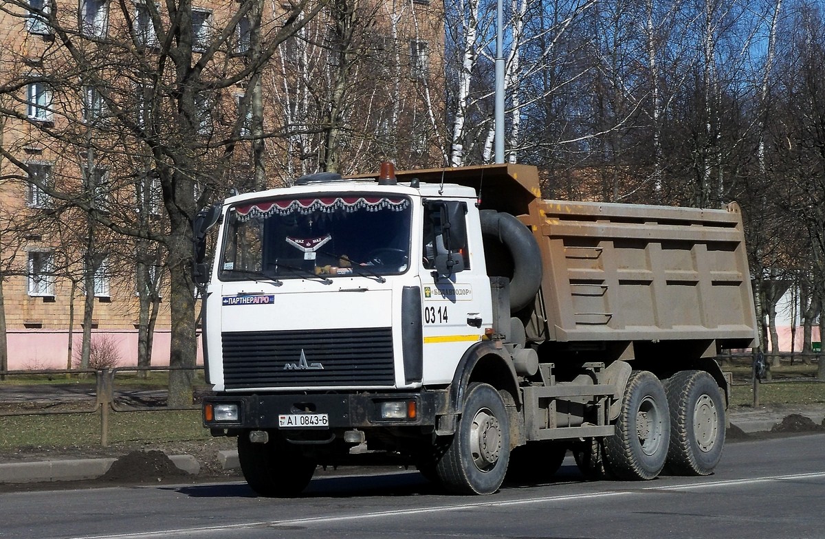 Могилёвская область, № АІ 0843-6 — МАЗ-5516 (общая модель)