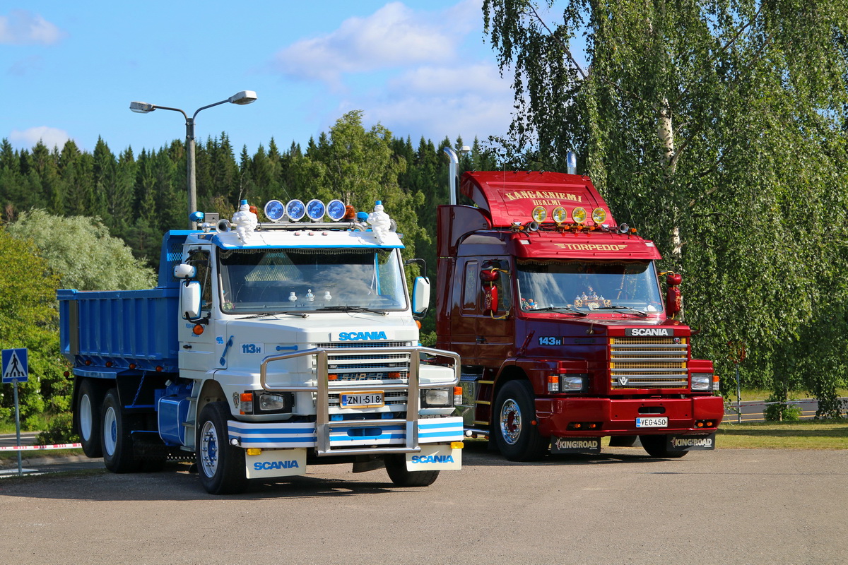Финляндия, № ZNI-518 — Scania (II) T-Series 113H; Финляндия — Разные фотографии (Автомобили)