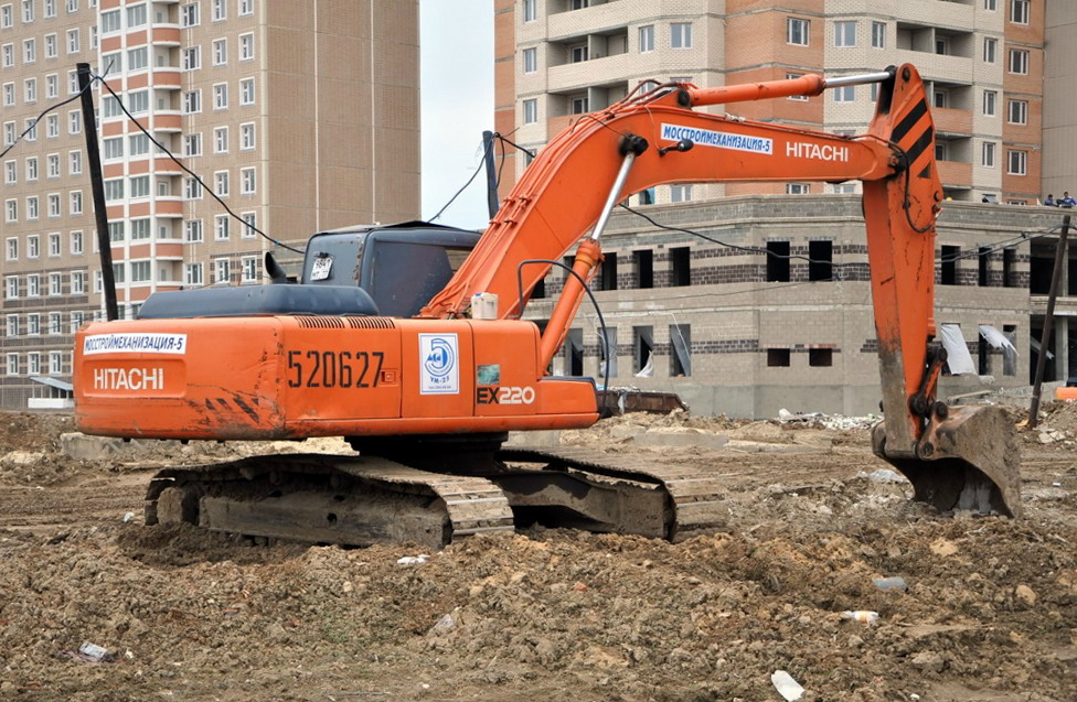Москва, № 9841 МТ 77 — Hitachi EX220 (общая модель)