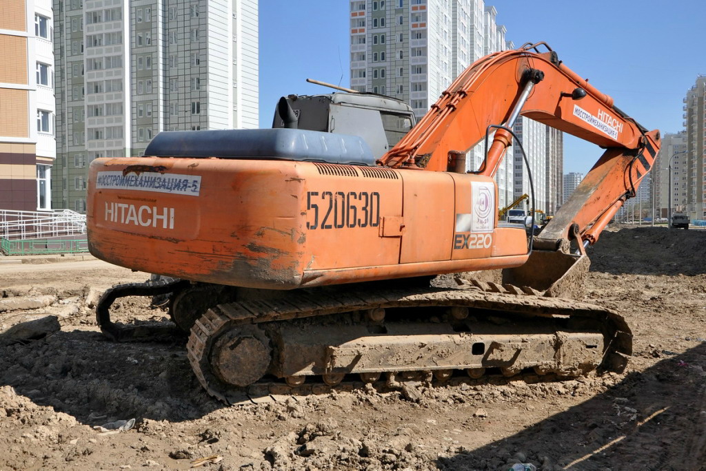 Москва, № 3808 МУ 77 — Hitachi EX220 (общая модель)