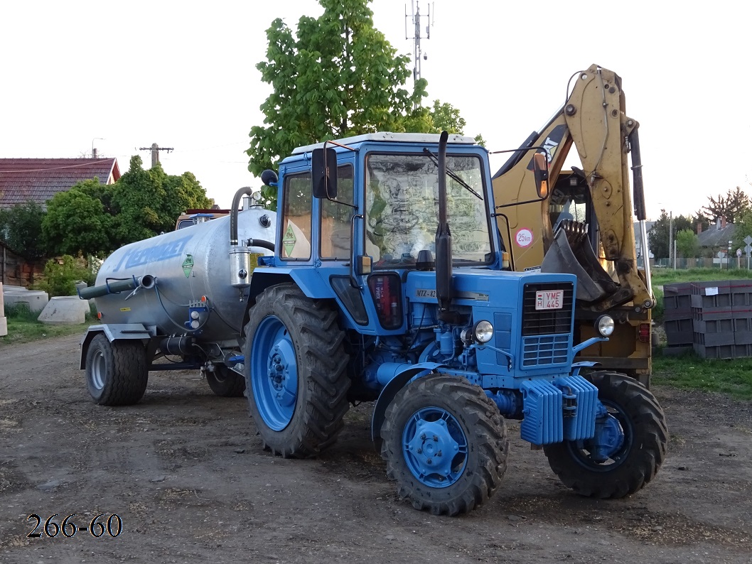 Венгрия, № YMF-445 — МТЗ-82; Прицепы сельскохозяйственные — Машины для внесения жидких удобрений