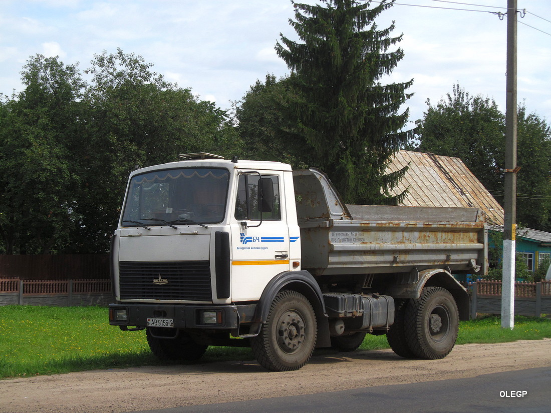 Витебская область, № АВ 9155-2 — МАЗ-5551 (общая модель)