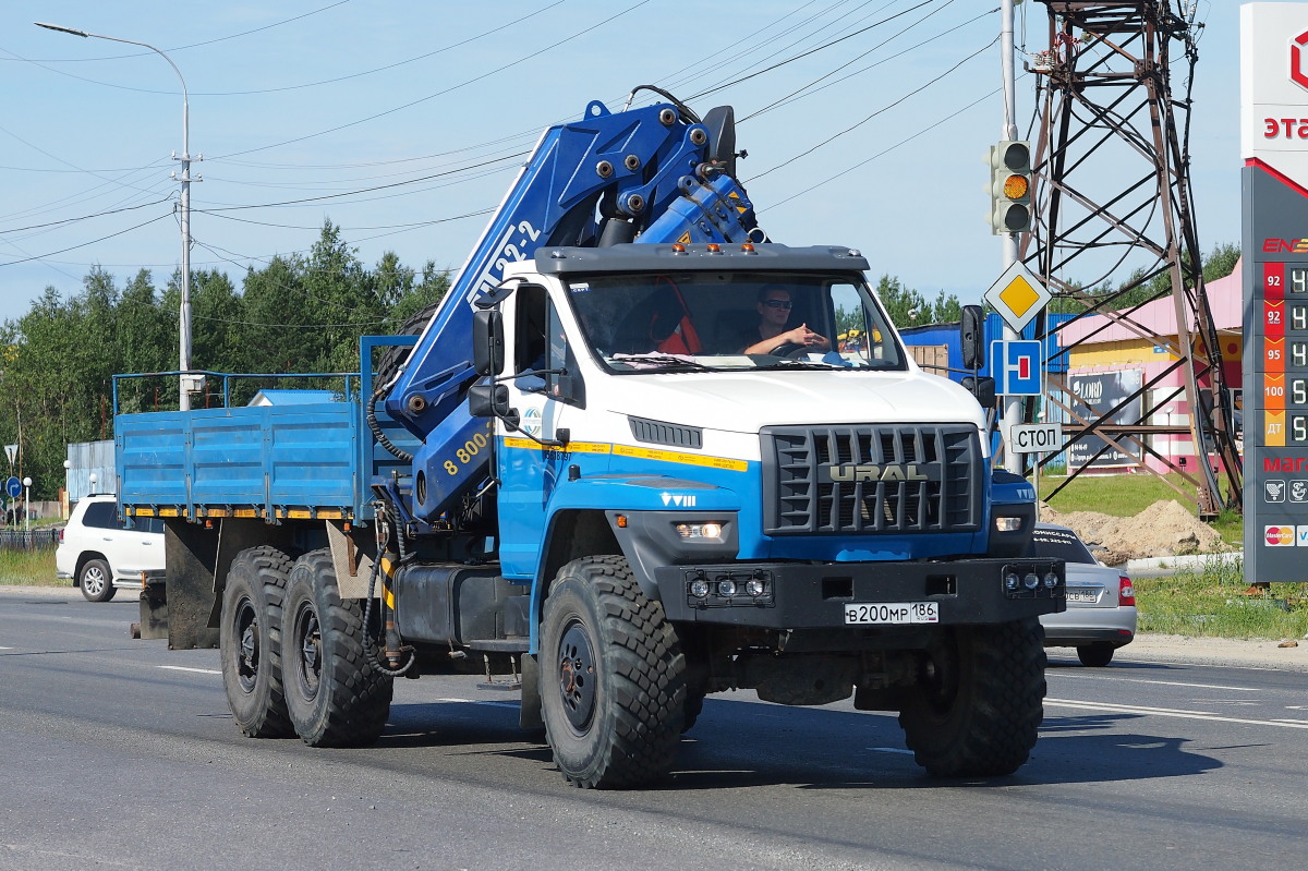 Ханты-Мансийский автоном.округ, № В 200 МР 186 — Урал NEXT 4320-73 — Фото —  Фототрак