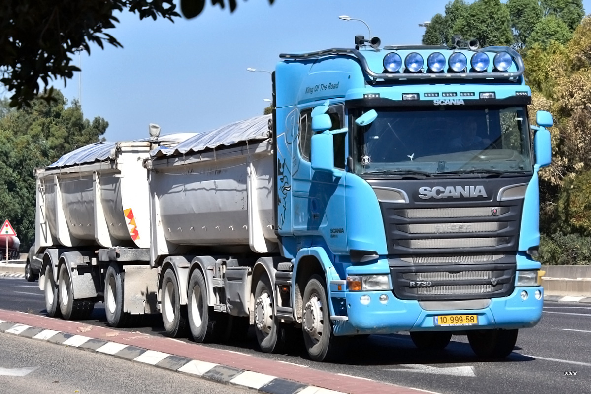 Израиль, № 10-999-58 — Scania ('2013) R730