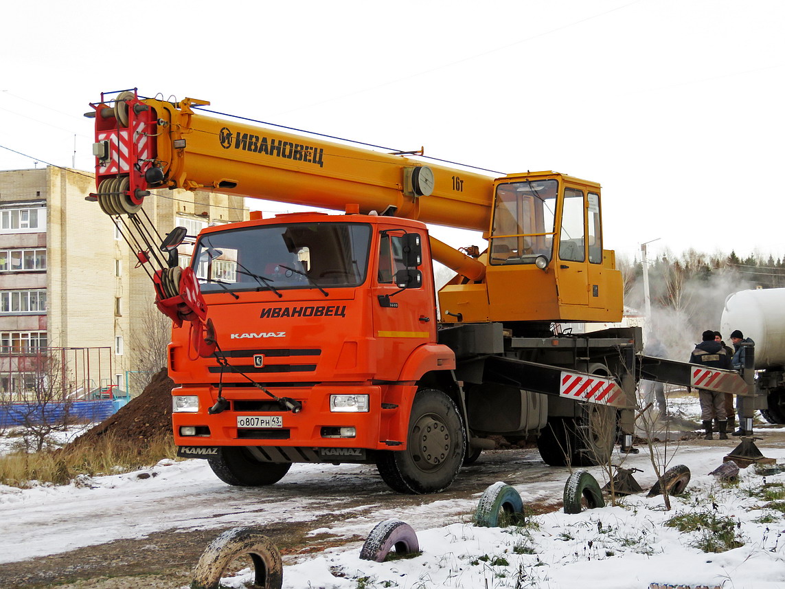 Кировская область, № О 807 РН 43 — КамАЗ-53605-A5(48)