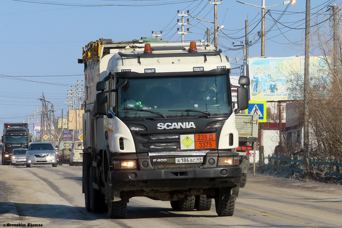 Магаданская область, № А 186 АС 49 — Scania ('2011) P400