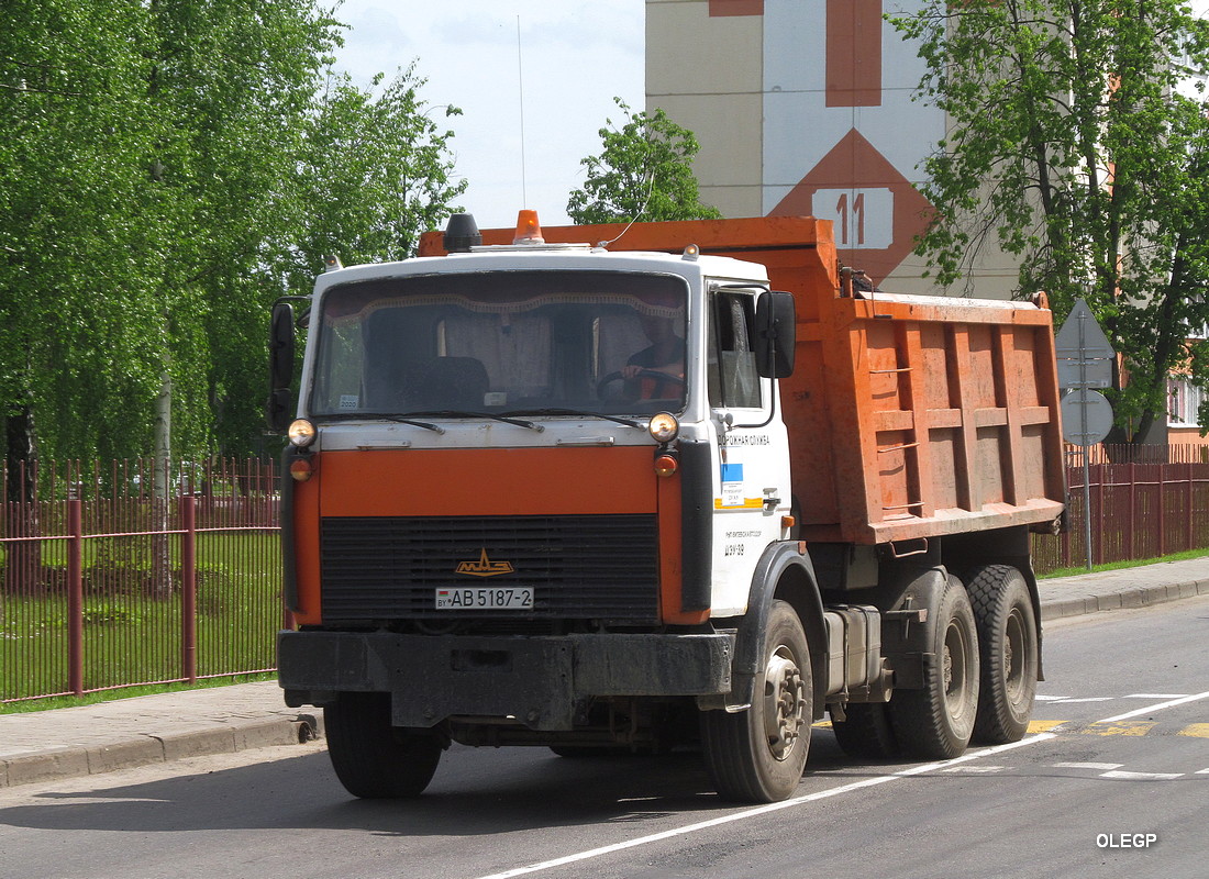 Витебская область, № АВ 5187-2 — МАЗ-5516 (общая модель)