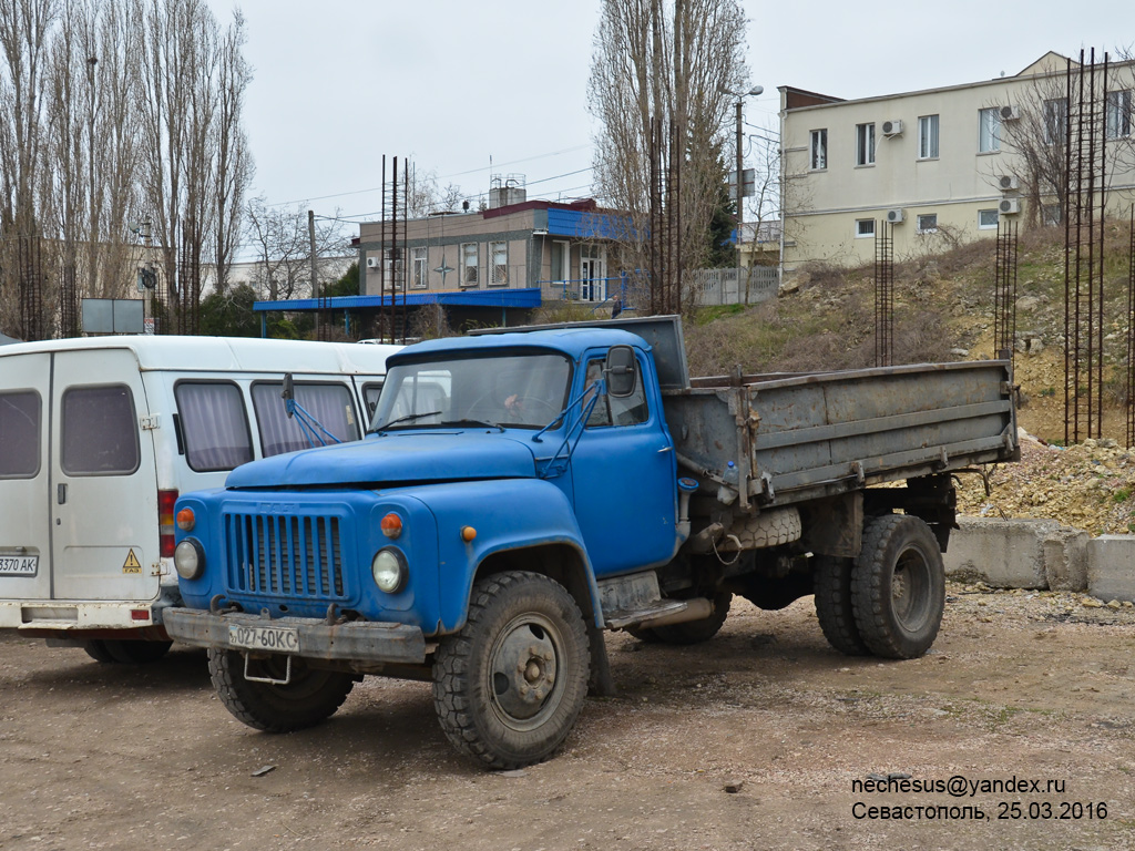 Севастополь, № 027-60 КС — ГАЗ-53-14, ГАЗ-53-14-01