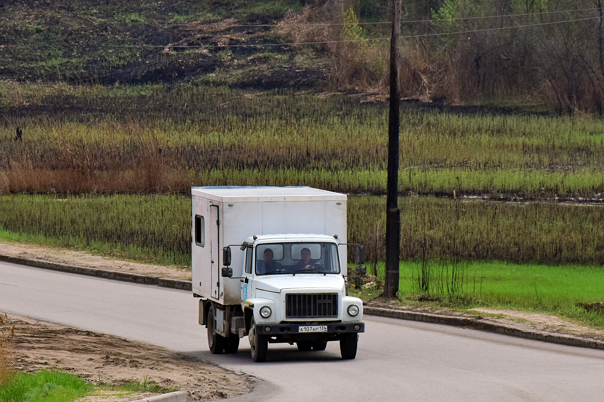 Волгоградская область, № А 107 АР 134 — ГАЗ-3309