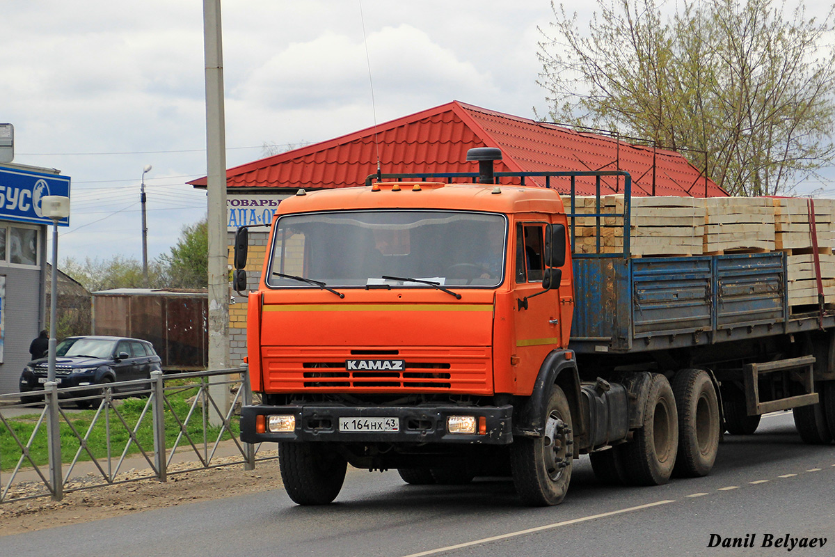 Кировская область, № К 164 НХ 43 — КамАЗ-54115 (общая модель)