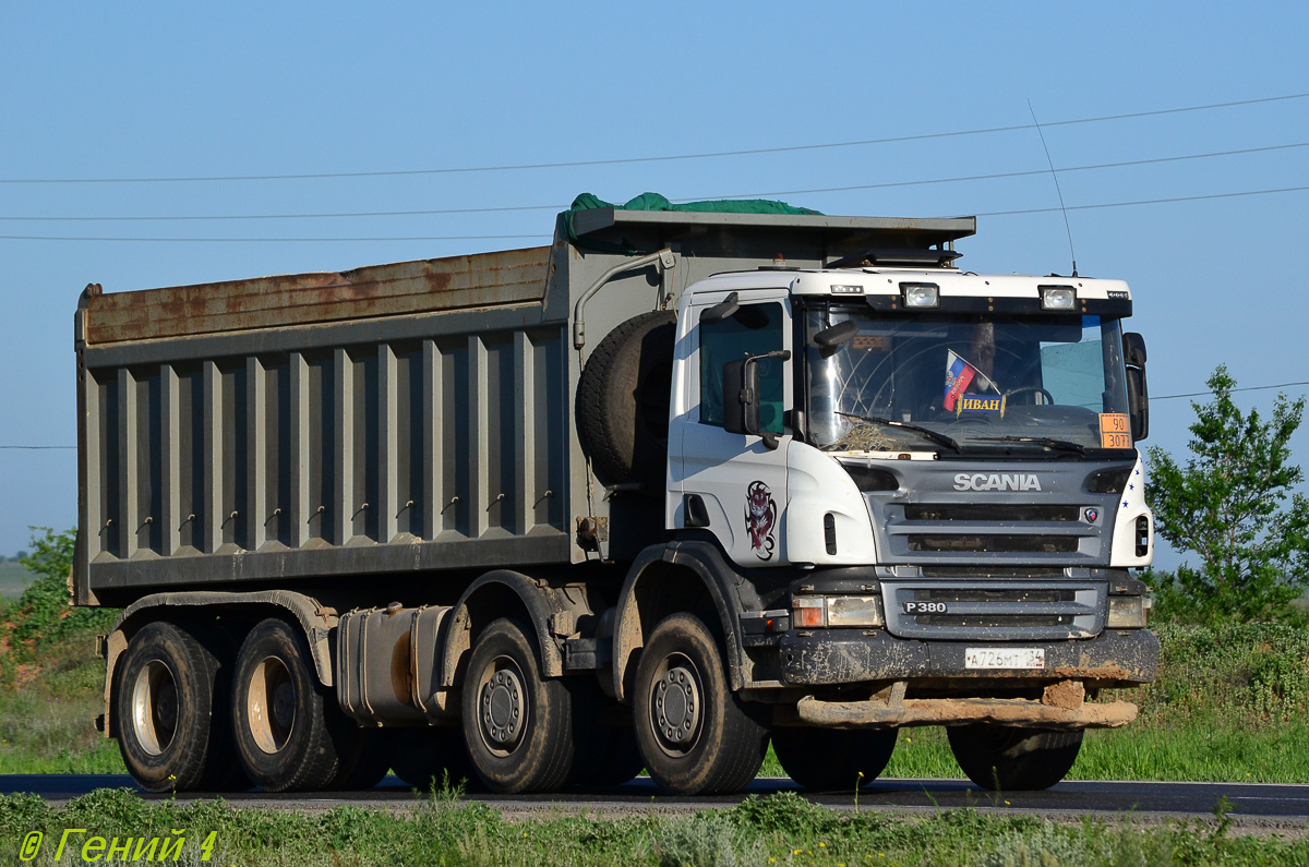 Волгоградская область, № А 726 МТ 134 — Scania ('2004) P380