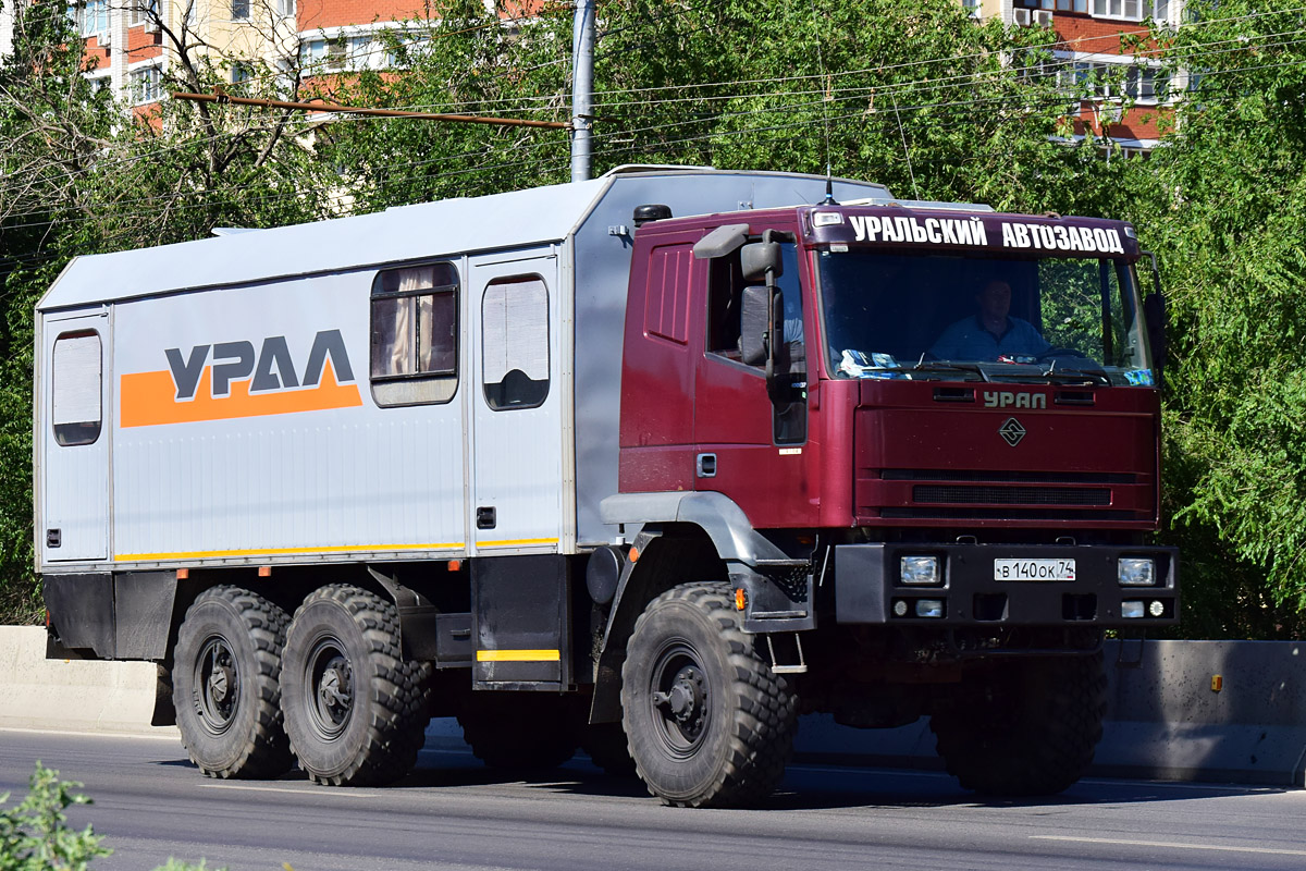 Челябинская область, № В 140 ОК 74 — Урал (общая модель) — Фото — Фототрак