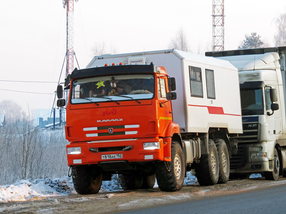 Кировская область, № Т 818 АЕ 152 — КамАЗ-43118 (общая модель) — Фото —  Фототрак