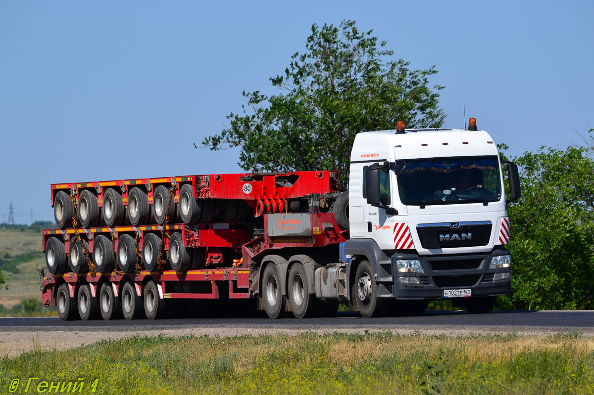 Ростовская область, № Е 102 ТЕ 161 — MAN TGS 33.480