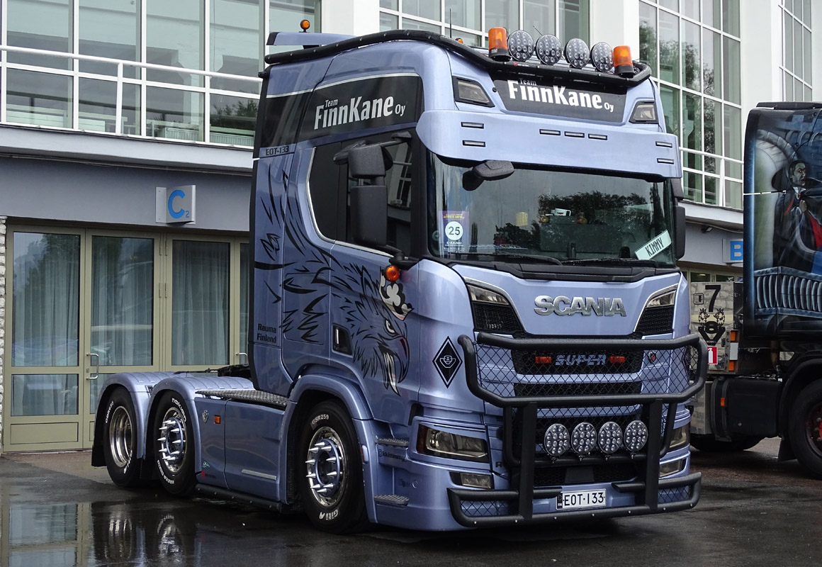Финляндия, № EOT-133 — Scania ('2016) R580; Эстония — Tallinn Truck Show 2022