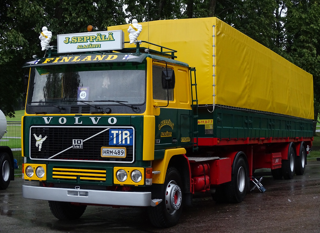 Финляндия, № HRM-489 — Volvo ('1977) F10; Эстония — Tallinn Truck Show 2022