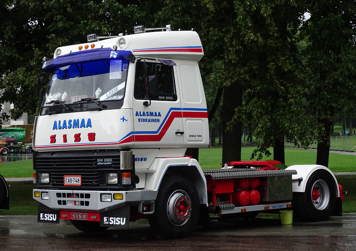 Финляндия, № CAB-748 — Sisu SM (Общая модель); Эстония — Tallinn Truck Show 2022