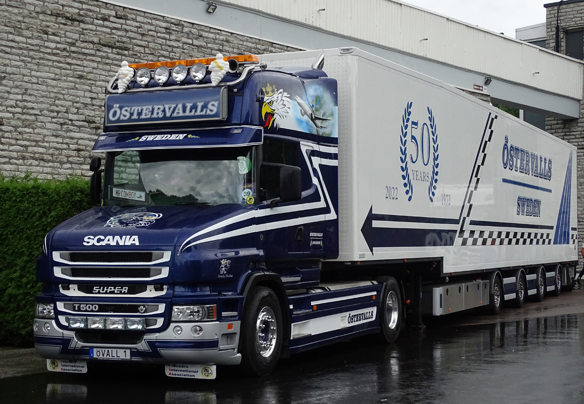 Швеция, № ÖVALL 1 — Scania ('2004) T-Series (общ.м); Эстония — Tallinn Truck Show 2022