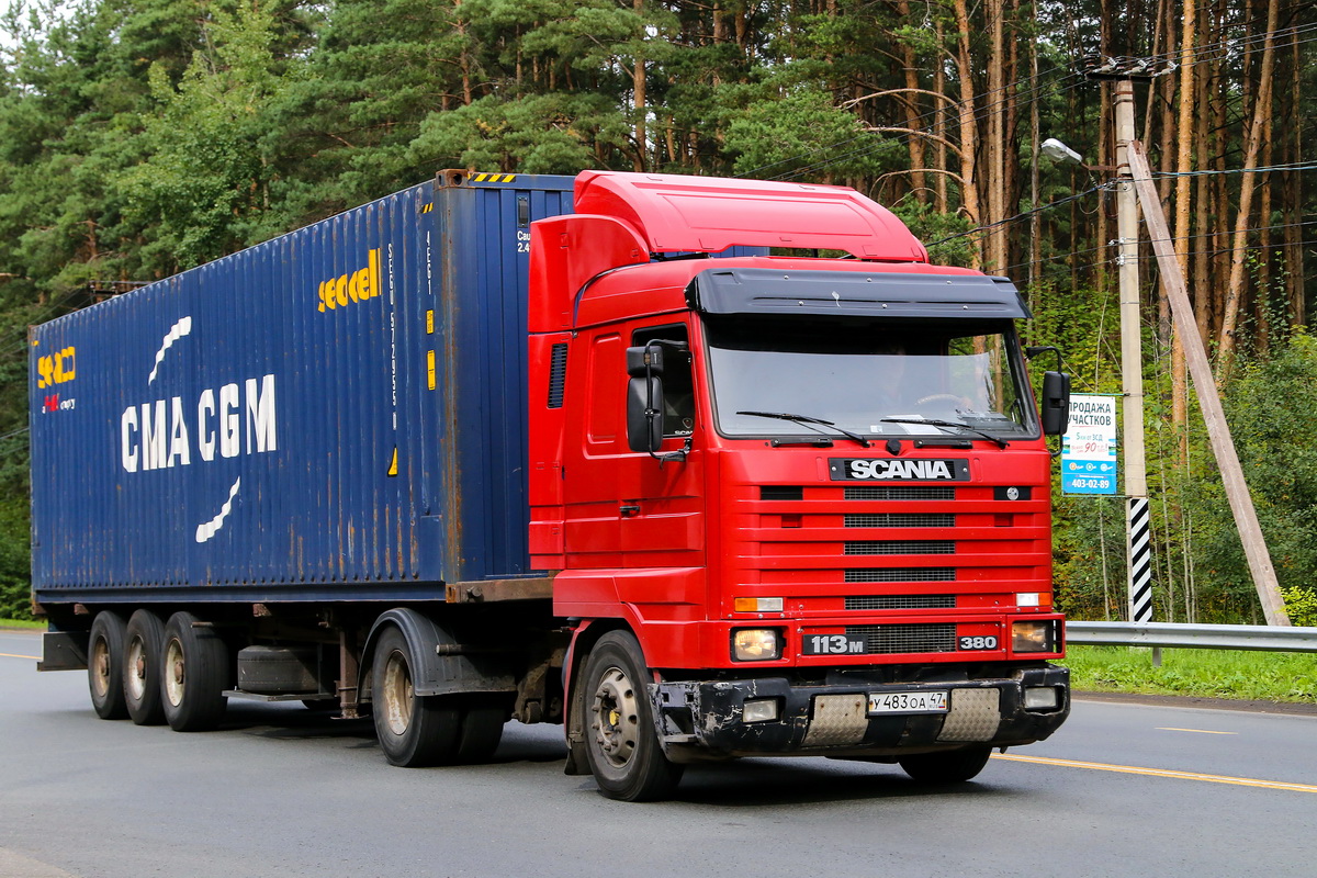 Ленинградская область, № У 483 ОА 47 — Scania (III) R113M